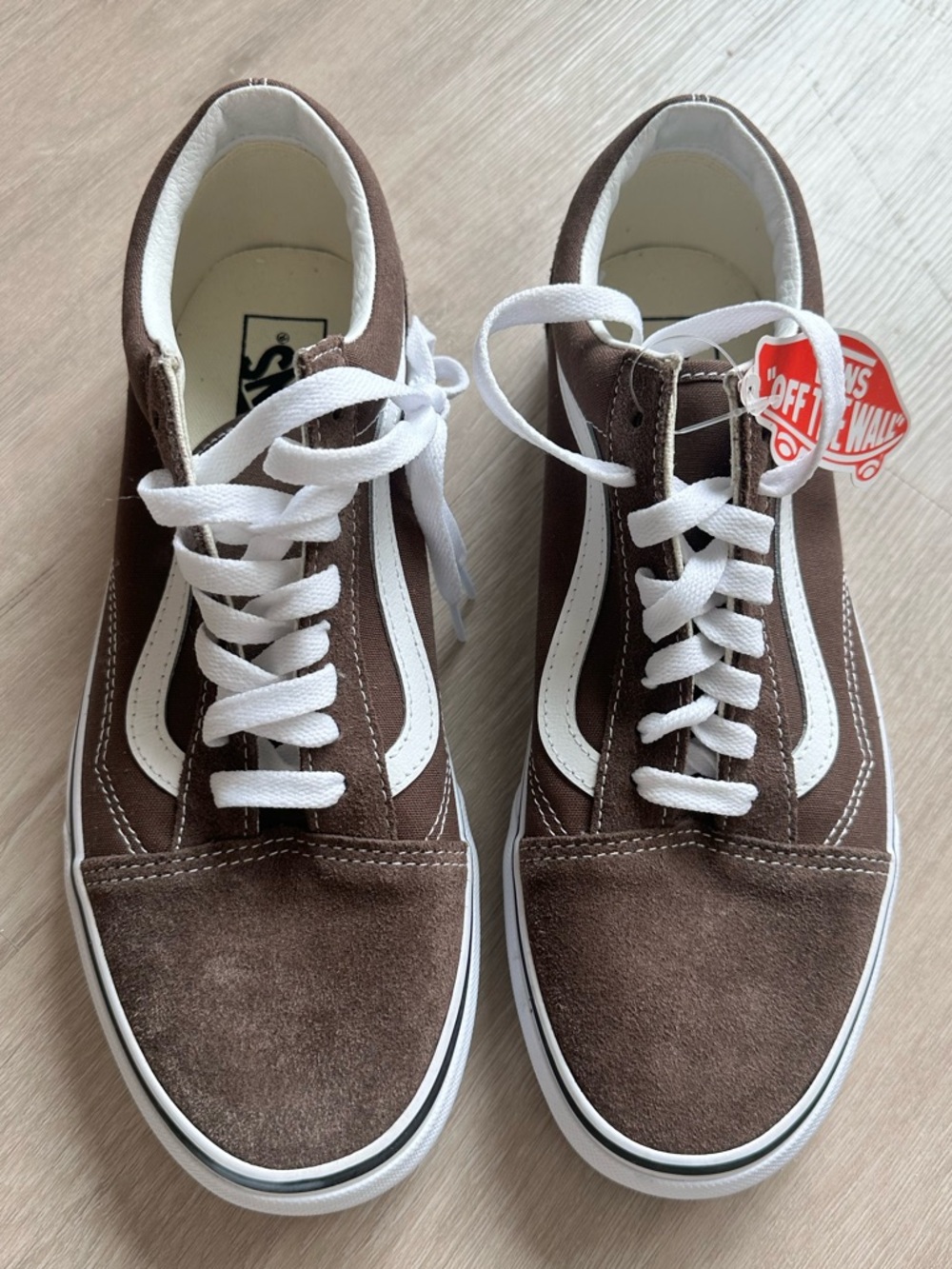 Vans old skool premium shoe brown suede